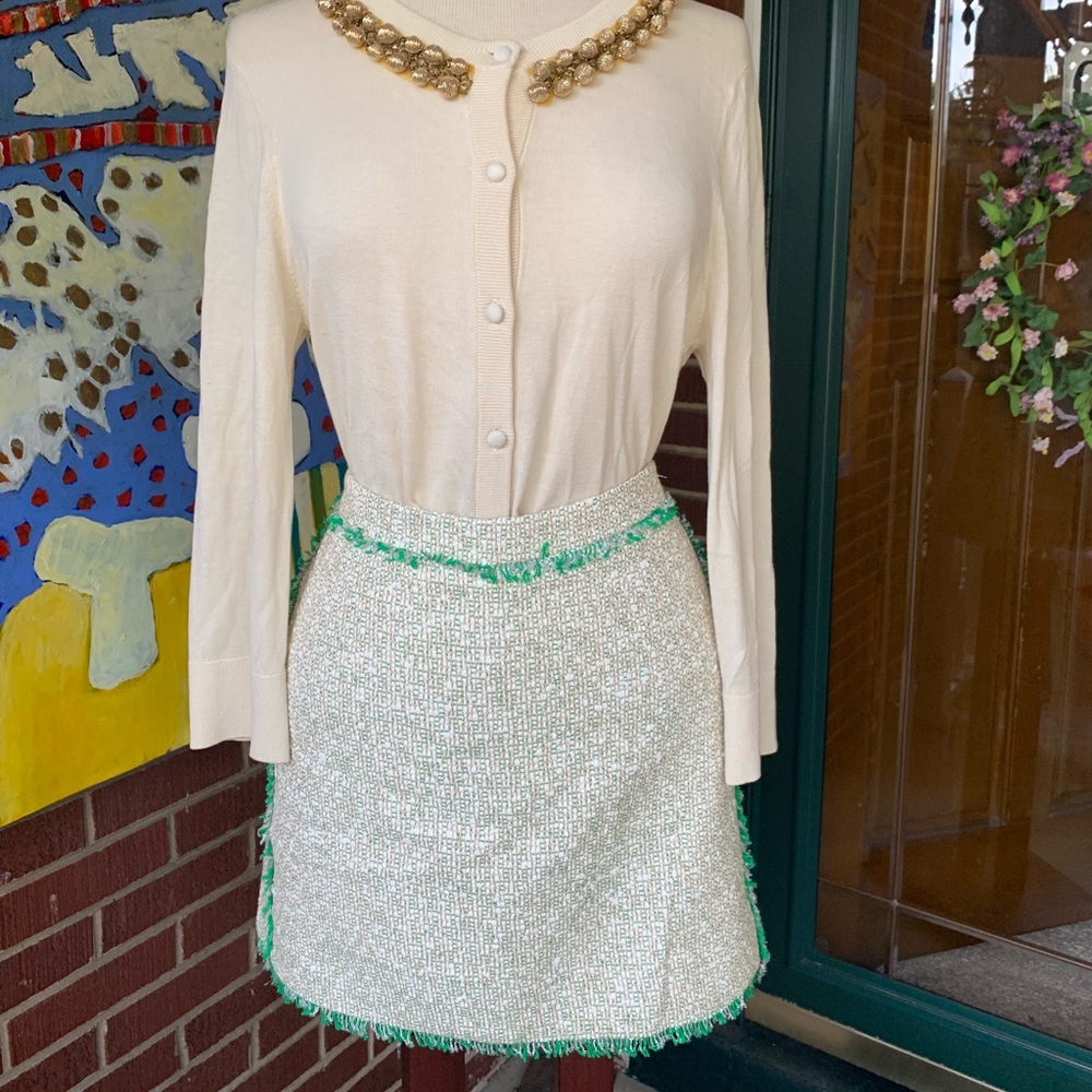 J. Crew Tweed Mini Skirt